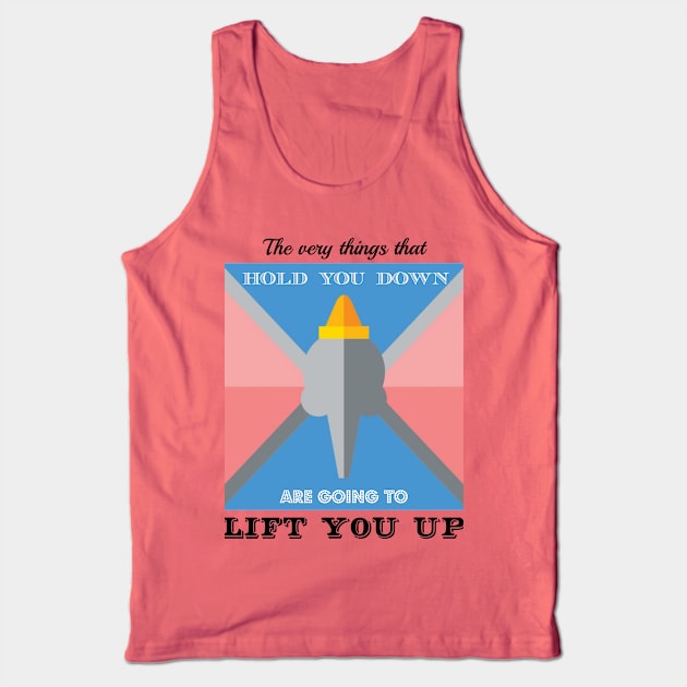 Lift You Up - Dumbo Tank Top by Planet Fan Cave